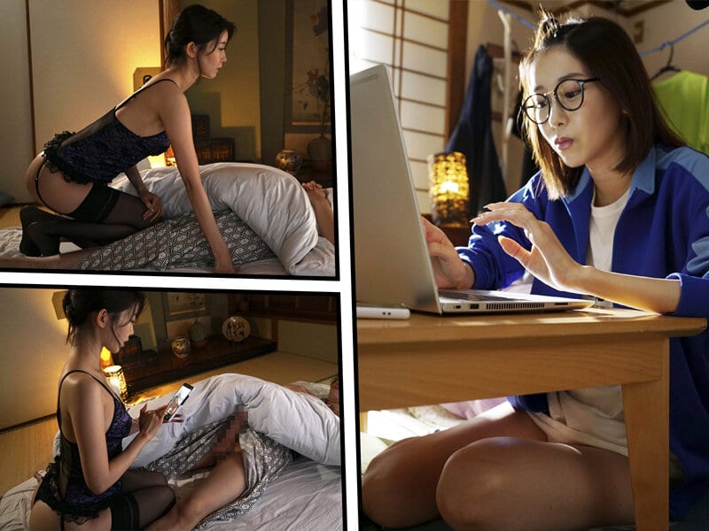 หนังxxxญี่ปุ่น สาวแว่นสุดเนิร์ดจอมเพ้อ จินตนาการช่วยตัวเอง GVH-827 1