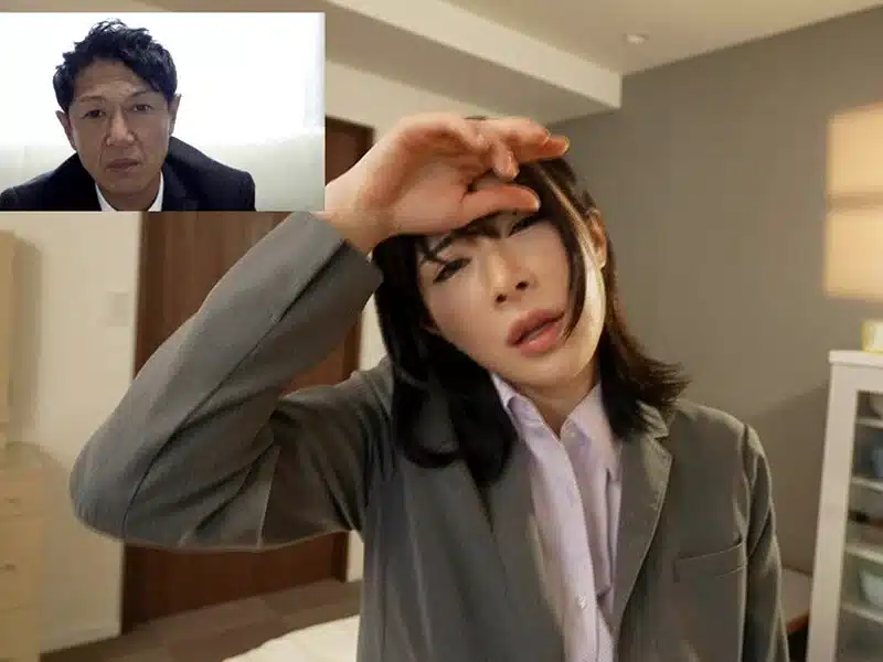 japanav ระหว่างประชุมออนไลน์ ฉันถูกบังคับให้มีเซ็กส์กับหัวหน้าหญิง GVH-865 5