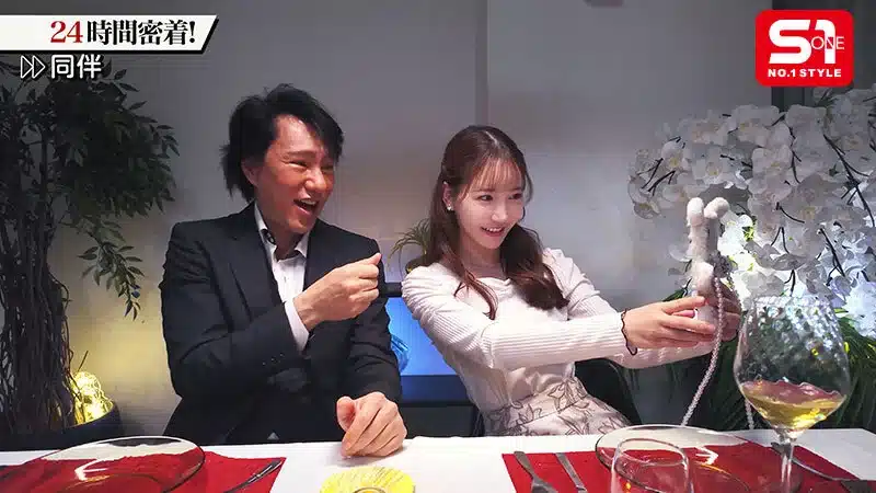 โป๊ญี่ปุ่น โฮสเตสท็อปคาบาเร่ต์ หยอกลูกค้าควยเล็ก แล้วหีเปียกจัด SNOS-358 1